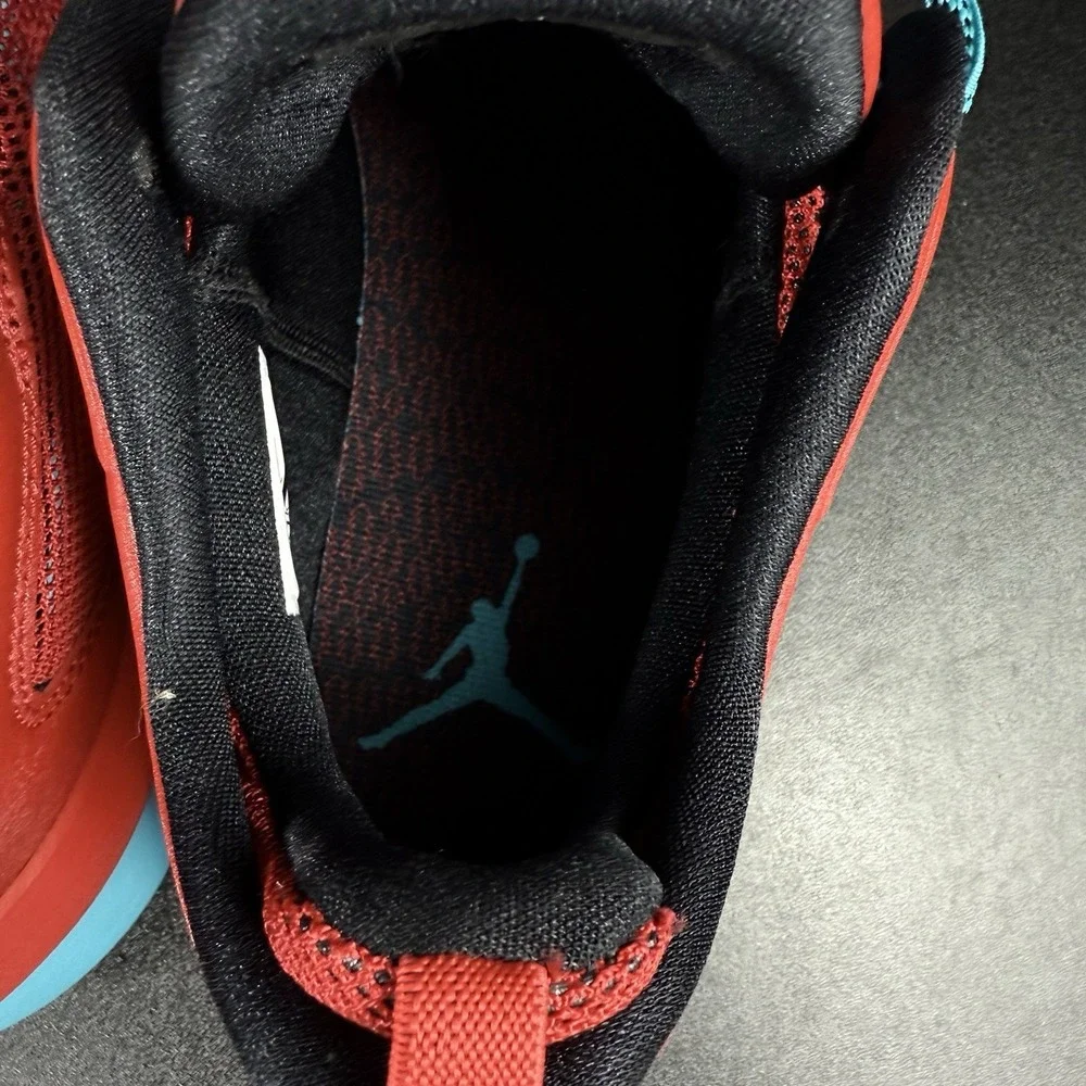Size 12‎ JORDAN CP3 VIII AE Shoes RED BLUE WHITE mens Basketball Athletic